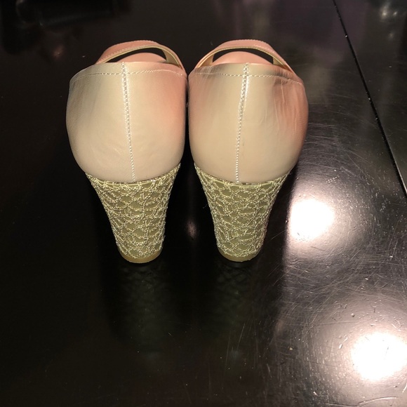 Light pink wedges Alex Marie - Picture 4 of 5